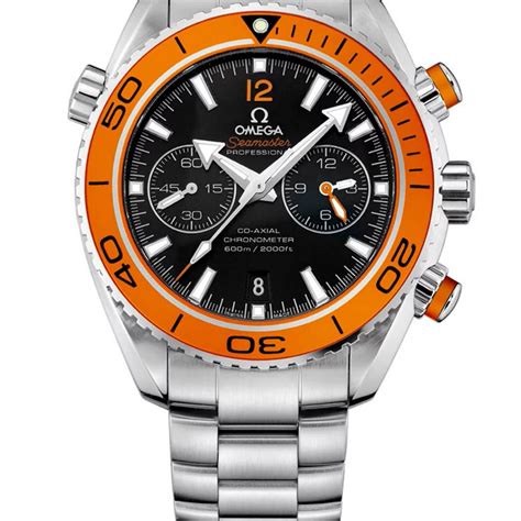 omega seamaster planet orange chronograph.